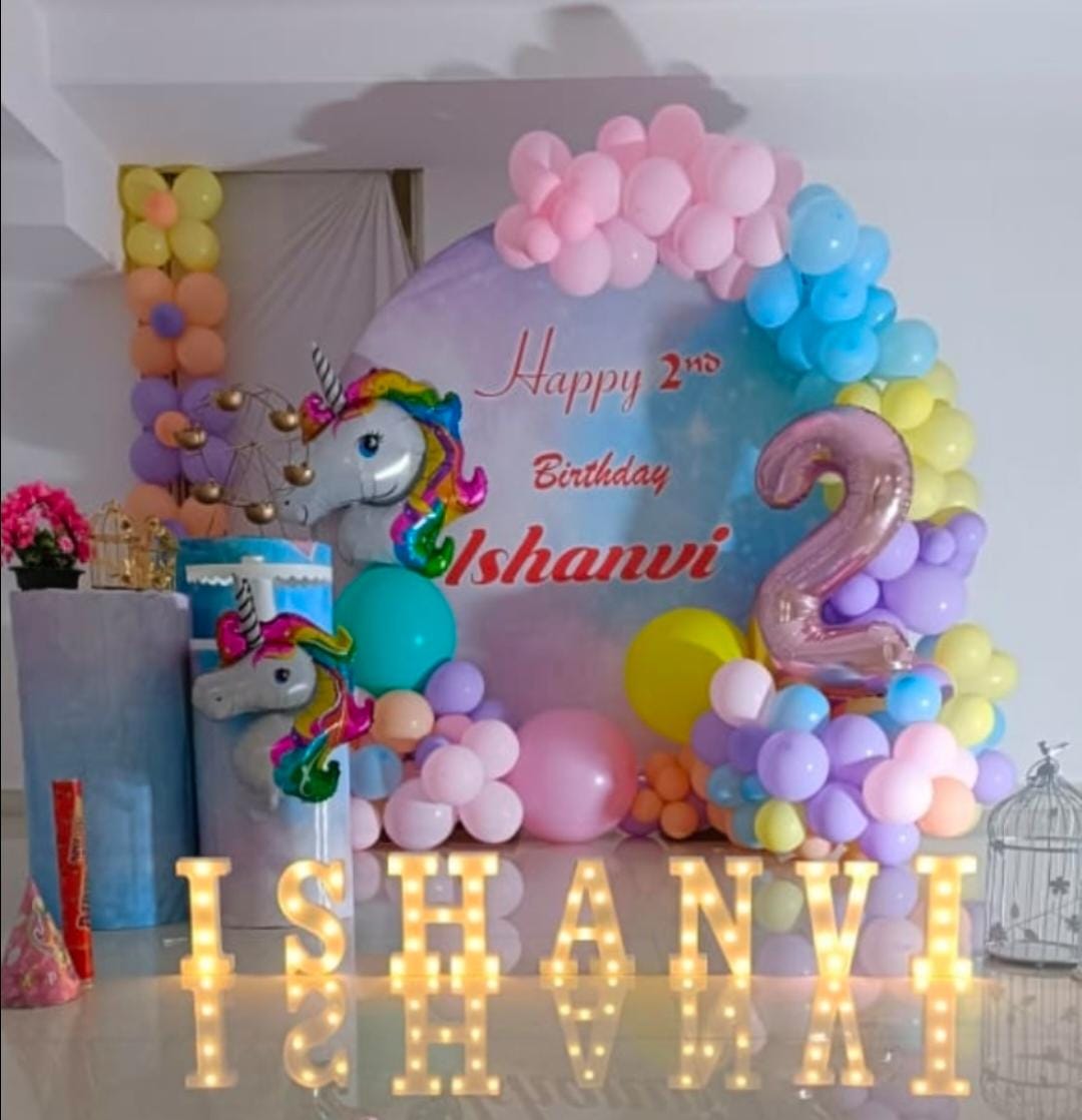 Unicorn Theme Birthday Decor